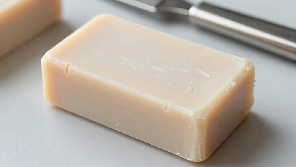 sharp steady soap cutting