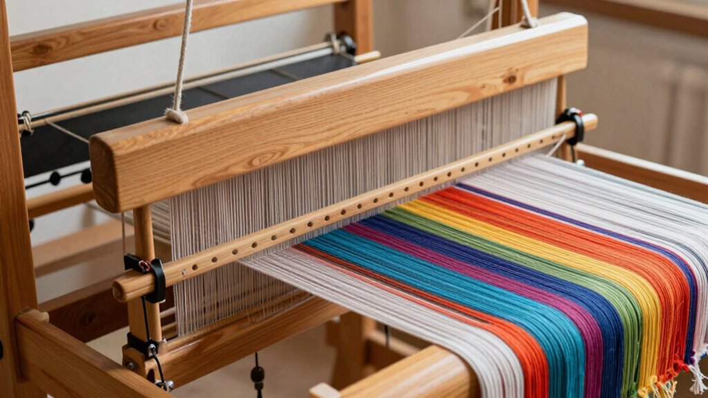 simple weaving with accessories