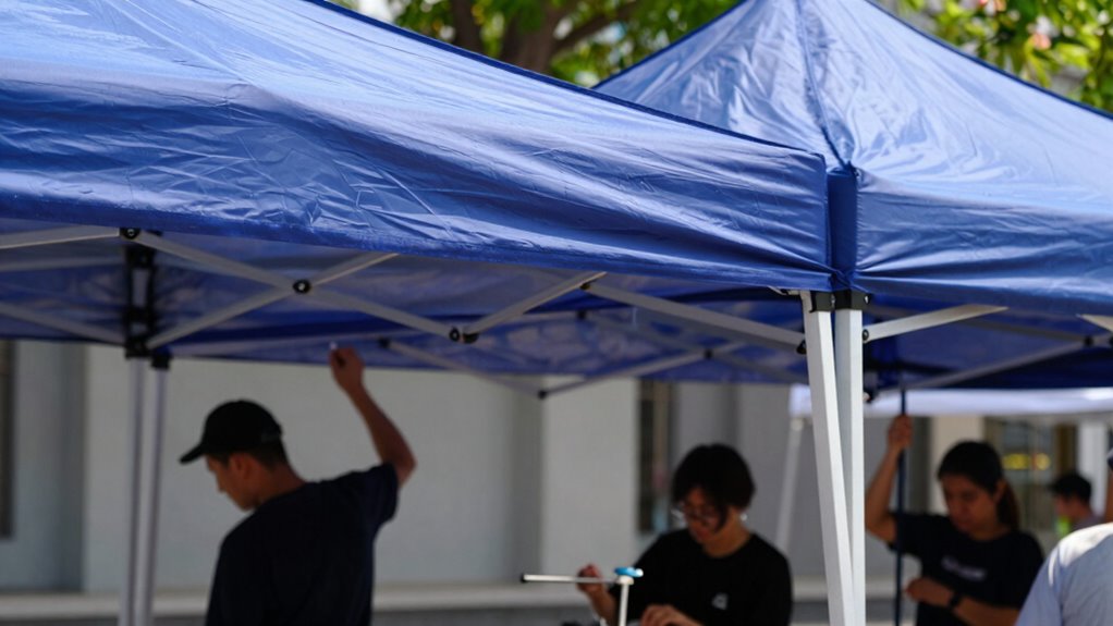 stabilize or release canopy