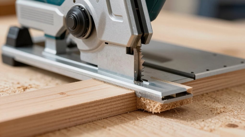 test cuts confirm saw accuracy