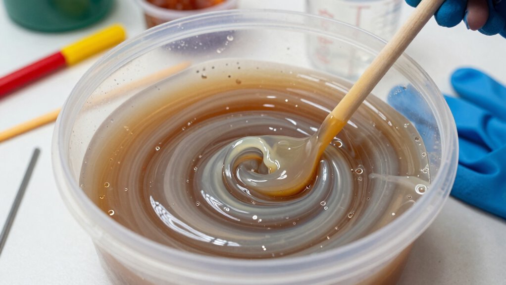 thorough consistent resin mixing