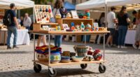 top craft fair rolling carts