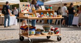 top craft fair rolling carts