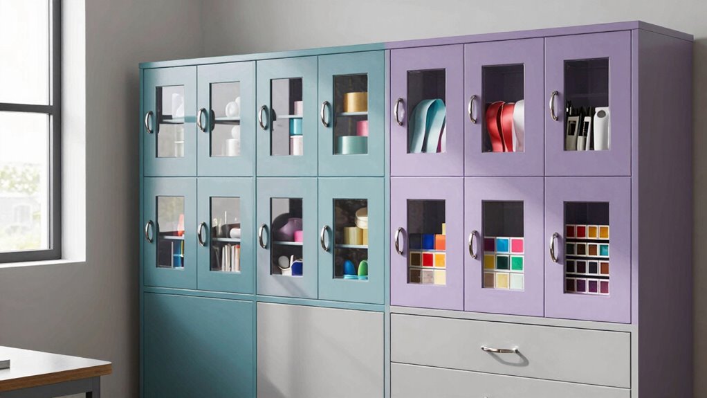 top craft room lockable cabinets