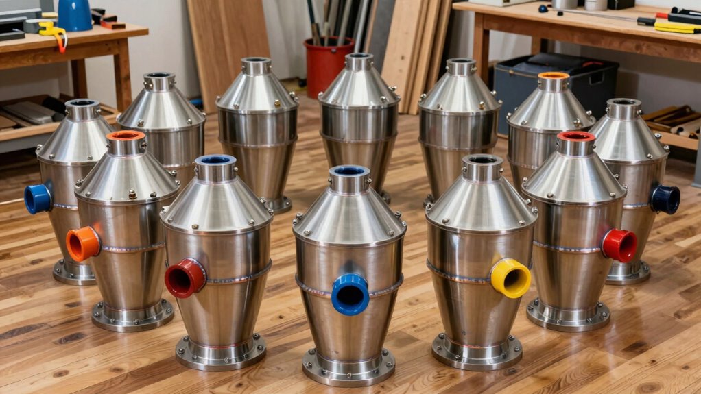 top cyclone dust separators