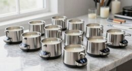 top electric wax pouring pots