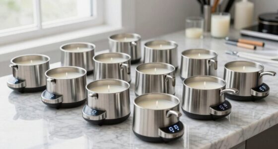 top electric wax pouring pots