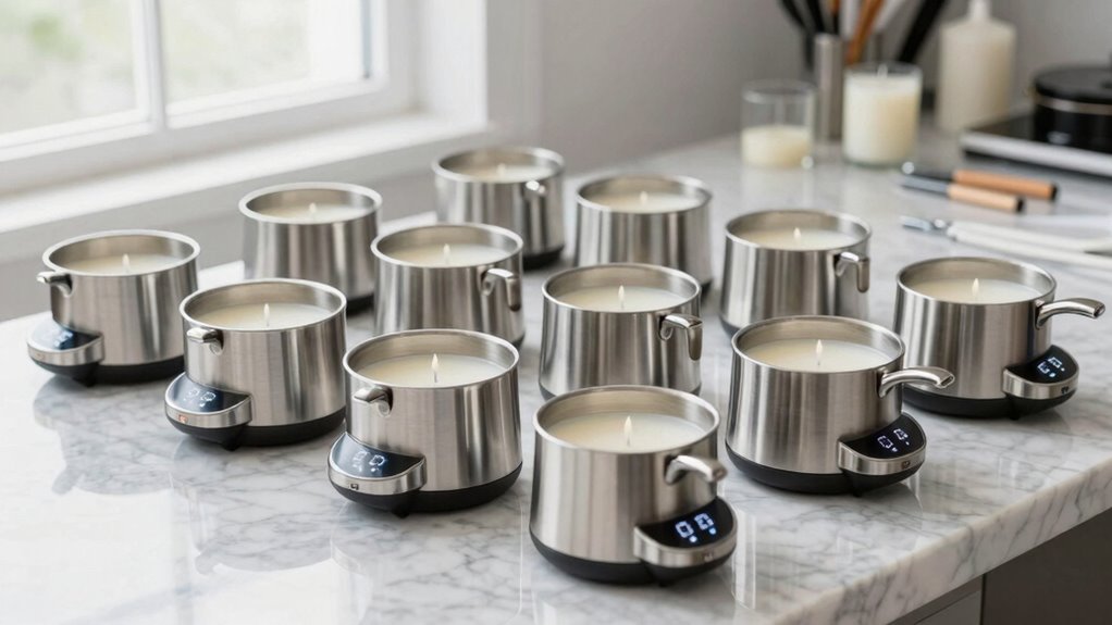 top electric wax pouring pots