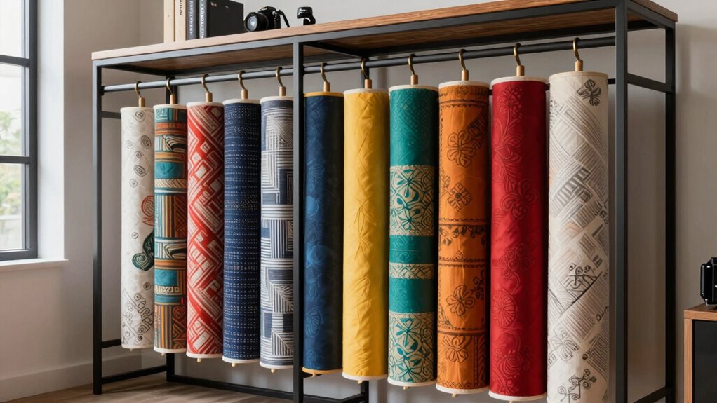 top fabric storage racks