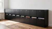 top flat artwork storage cabinets