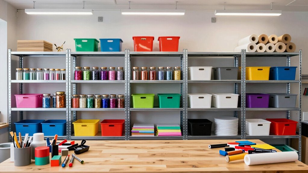 top heavy duty craft shelves