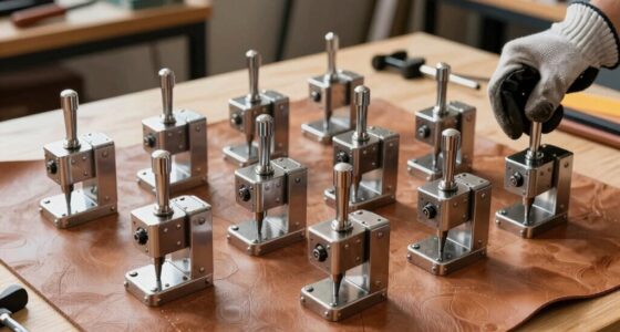 top leather rivet presses