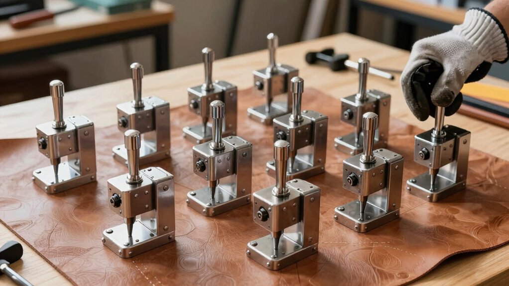 top leather rivet presses