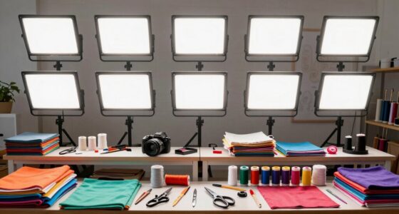 top led craft room lighting