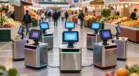 top portable market checkout counters