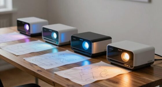 top sewing pattern projection devices