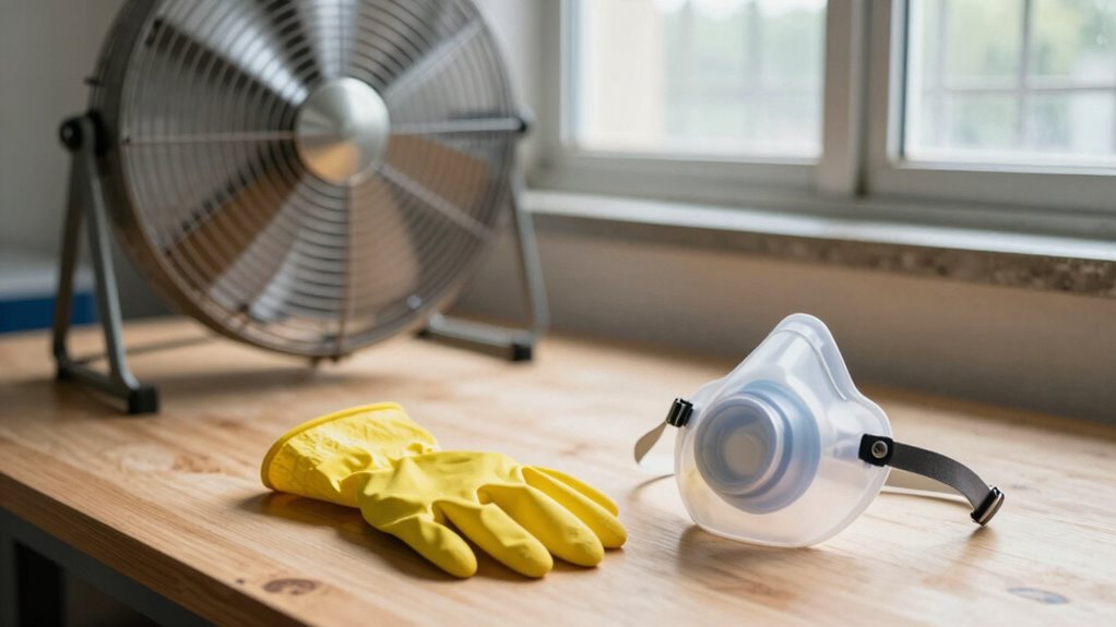 use proper respirator protection