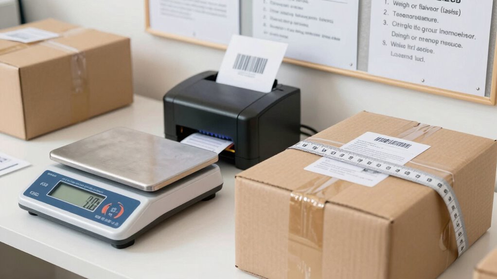 weigh measure then label