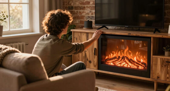 12 Best Electric Fireplace TV Stands for Cozy Recovery Spaces in 2026