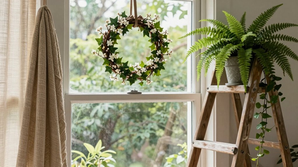 add greenery and wreaths