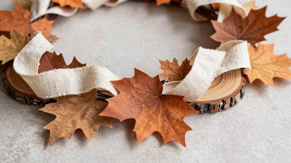 autumn inspired natural garlands