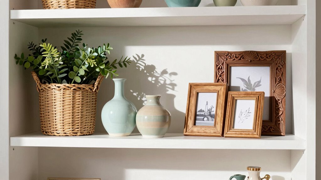 balanced seasonal decor arrangement