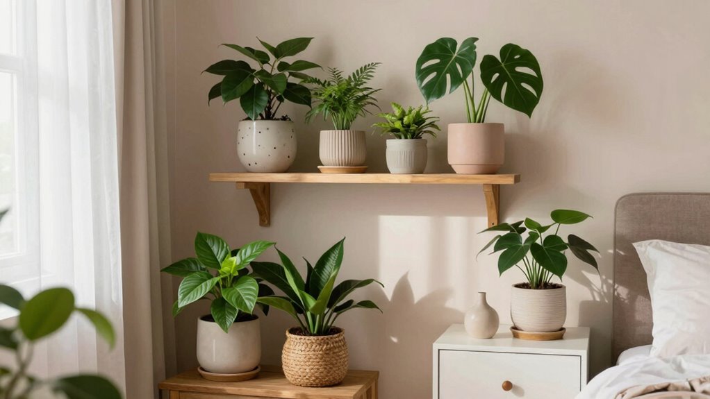 bedroom greenery enhances relaxation