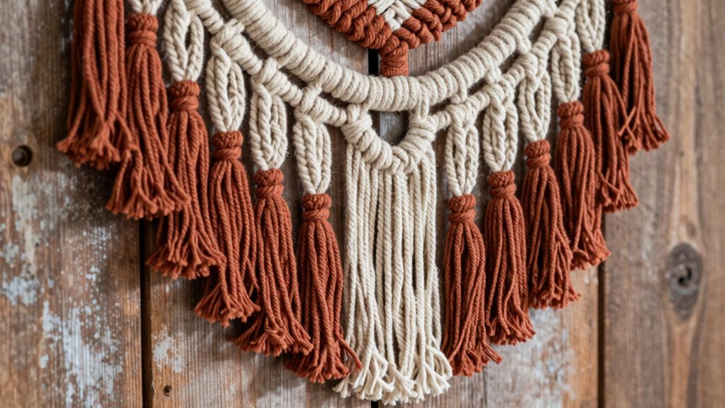 boho macram wall decor