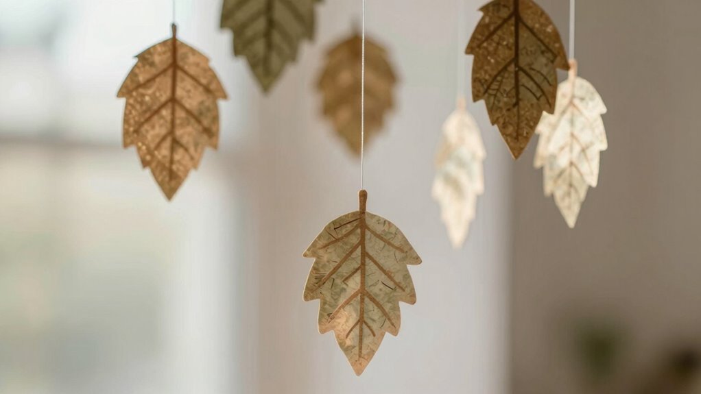 botanical leaf mobile symbolism