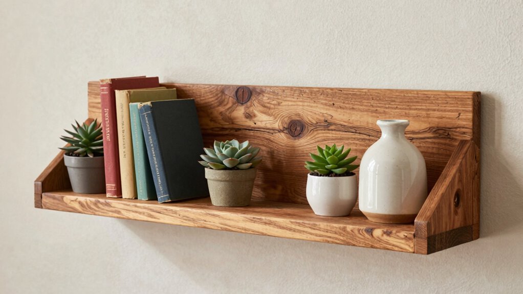 build sturdy wooden shelves