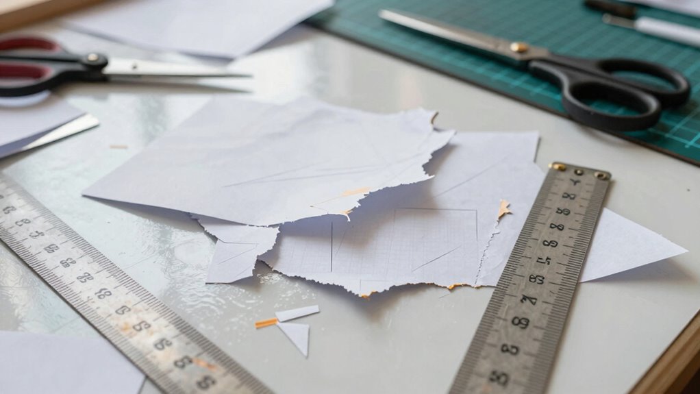 common paper craft errors