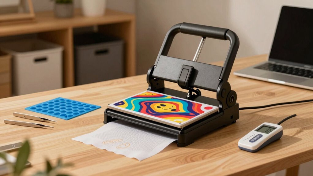 compact efficient heat pressing