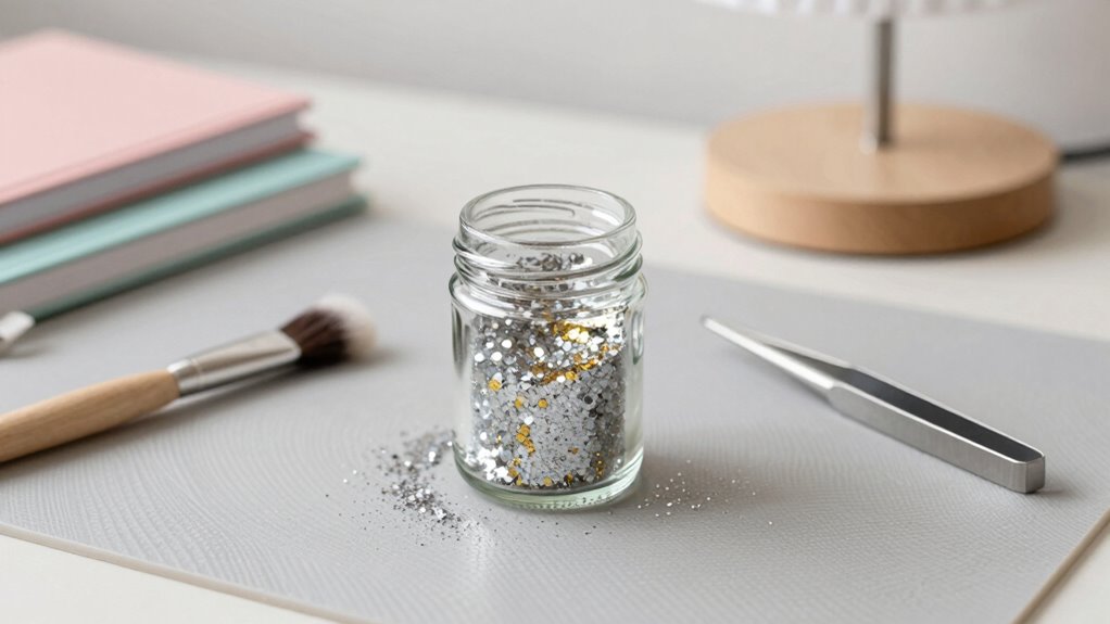 containment tips for glitter