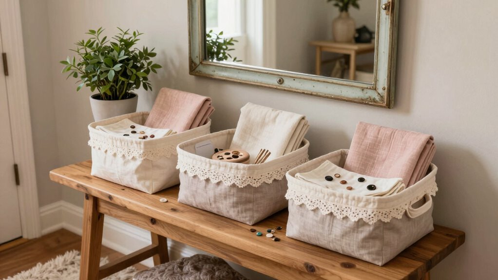 cozy fabric storage solutions