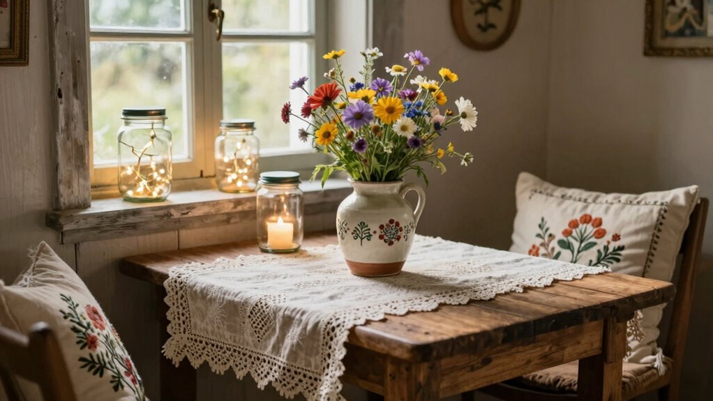 cozy handmade plant inspired decor