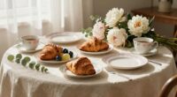 create a cozy elegant setting