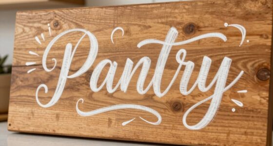 create a hand lettered sign