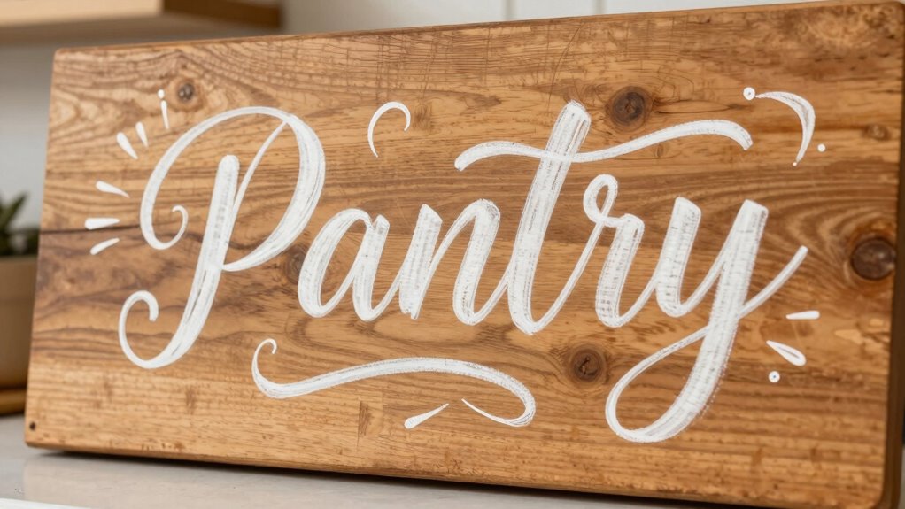 create a hand lettered sign