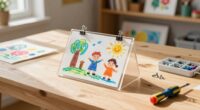 create a kids art display