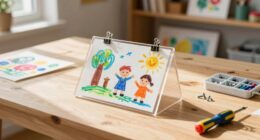 create a kids art display