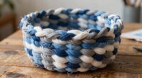 create a t shirt yarn basket