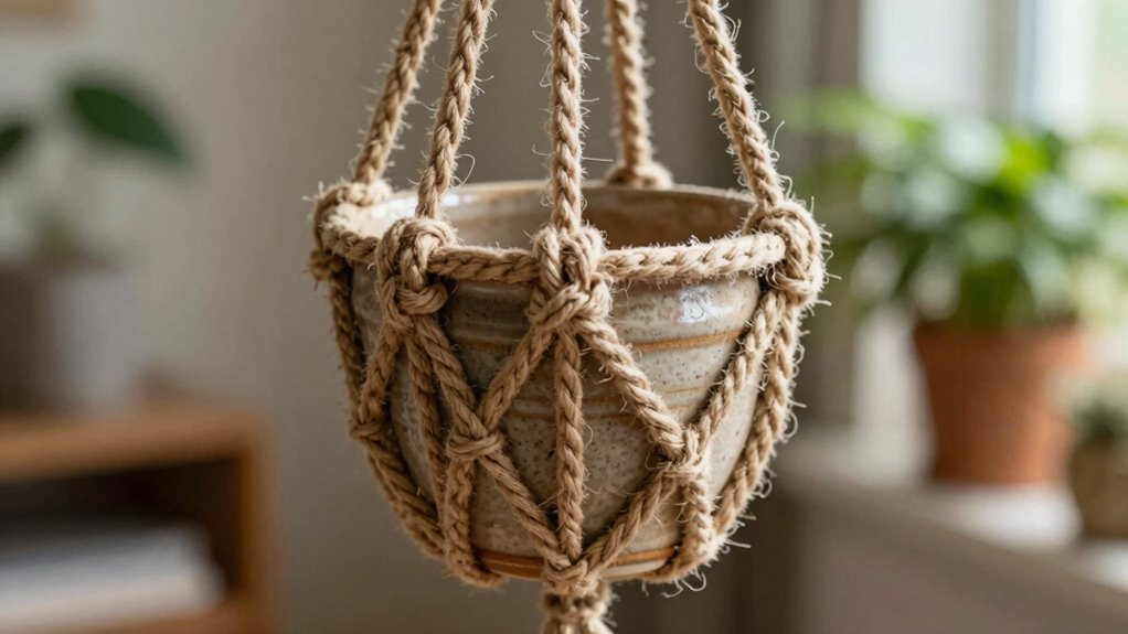 create balanced hanging planters