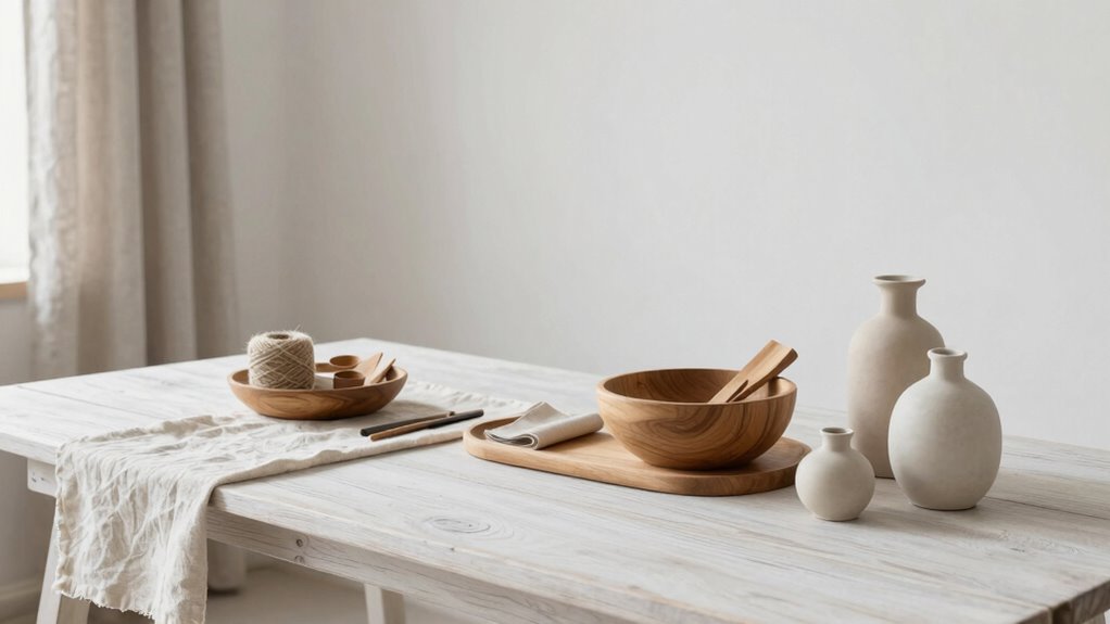 create balanced neutral decor