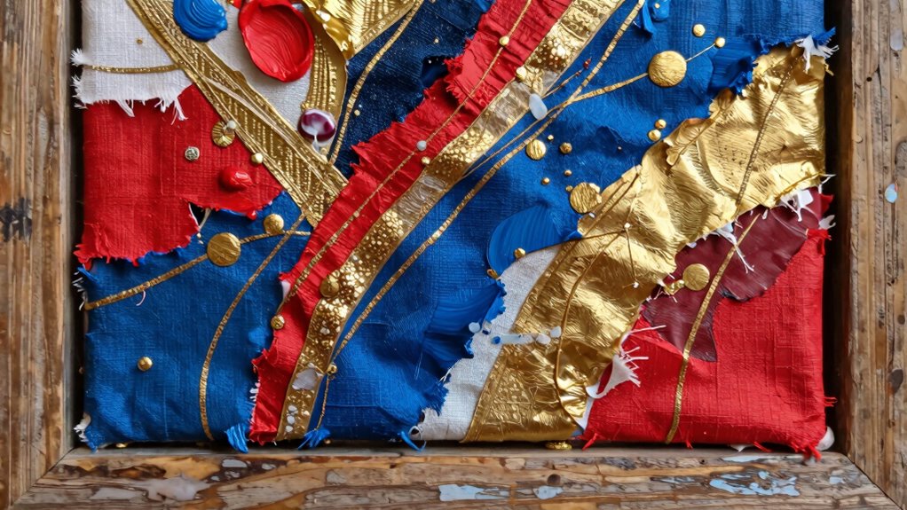 create bold textured art