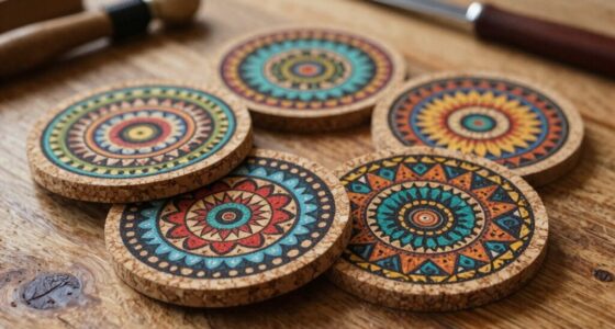create custom cork coasters