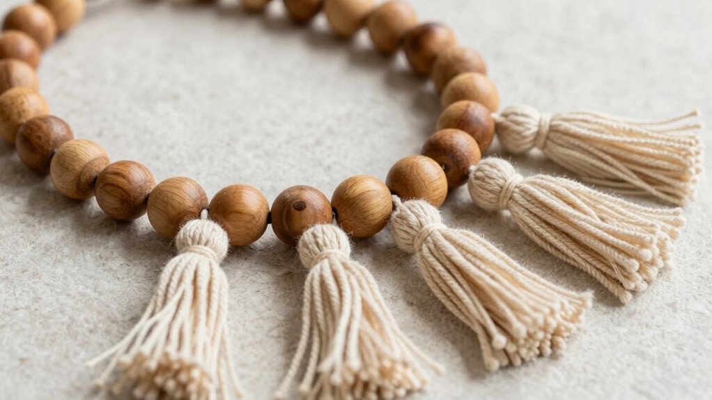 create decorative beaded garland