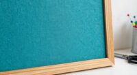 create fabric covered bulletin board