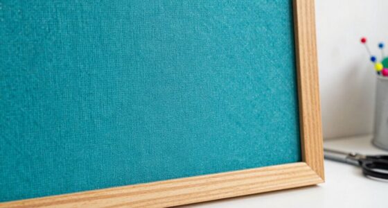 create fabric covered bulletin board