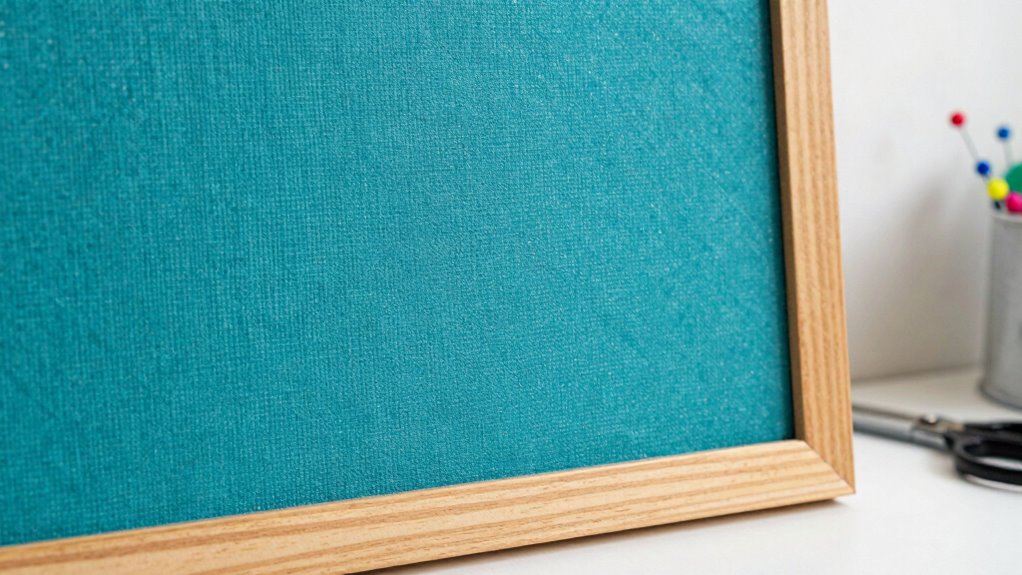 create fabric covered bulletin board