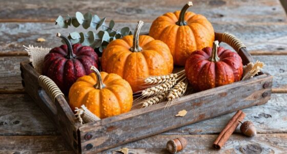 create fall harvest tray